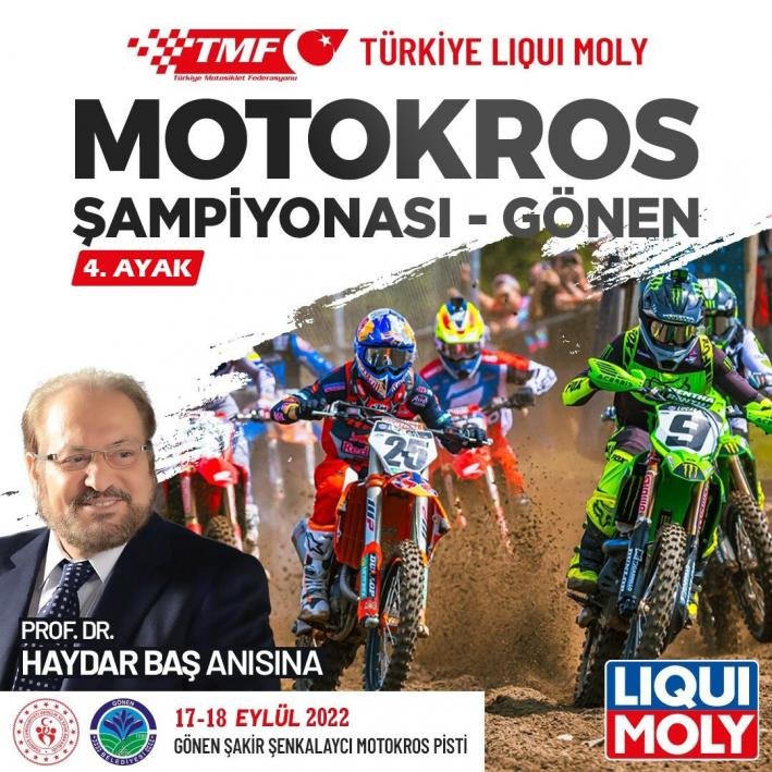 <TÜRKİYE MOTOROKS ŞAMPİYONASI HAFTASONU GÖNEN’ de